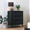 Hello Honey® 37.5" Yume Mid Century Modern Solid Wood 3-Drawer Dresser Chest